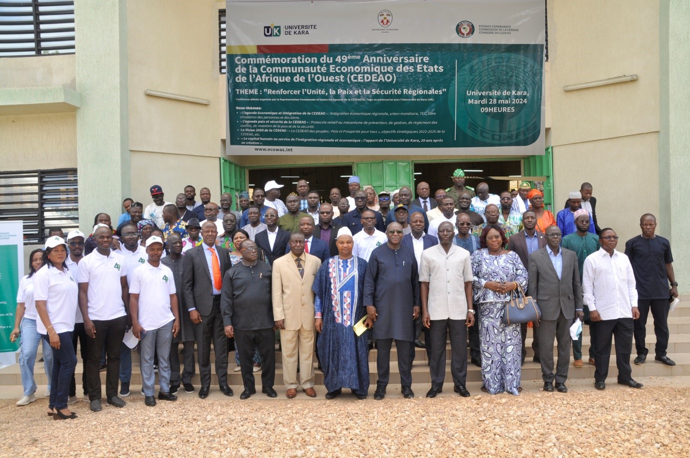 Read more about the article "OVER 1,000 COMMUNITY MEMBERS CELEBRATE ECOWAS' 49TH ANNIVERSARY IN KARA, TOGO"